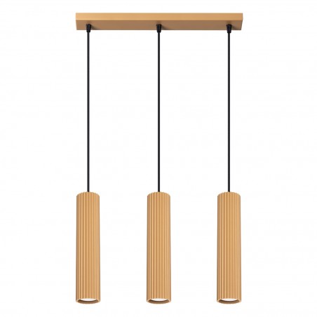 Lampa wisząca KARBON 3L złoty SL.1556 Sollux