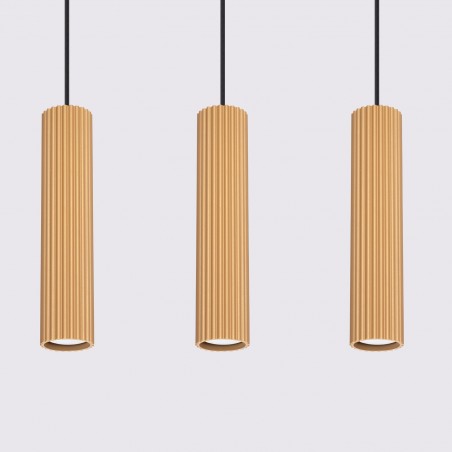 Lampa wisząca KARBON 3L złoty SL.1556 Sollux