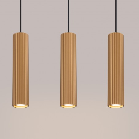 Lampa wisząca KARBON 3L złoty SL.1556 Sollux