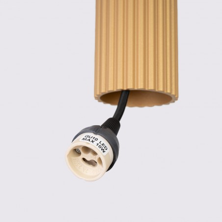 Lampa wisząca KARBON 3L złoty SL.1556 Sollux