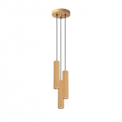 Lampa wisząca KARBON 3P złoty SL.1557 Sollux