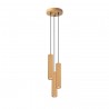 Lampa wisząca KARBON 3P złoty SL.1557 Sollux
