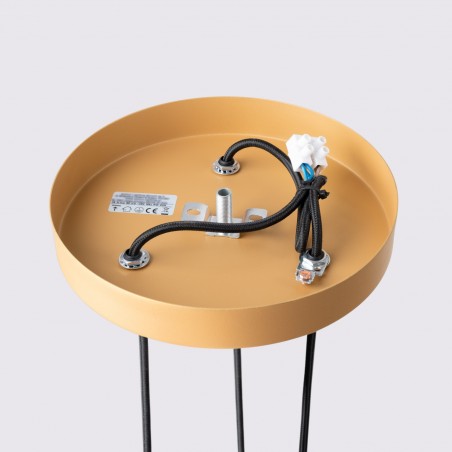 Lampa wisząca KARBON 3P złoty SL.1557 Sollux