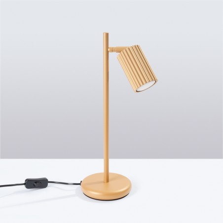 Lampa biurkowa KARBON złota SL.1567 Sollux
