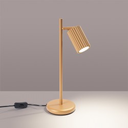 Lampa biurkowa KARBON złota SL.1567 Sollux