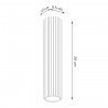 Plafon KARBON 30 czarny SL.1570 Sollux