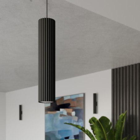 Plafon KARBON 30 czarny SL.1570 Sollux