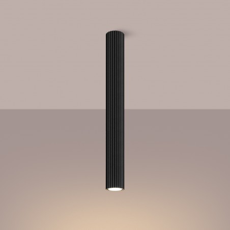 Plafon KARBON 60 czarny SL.1572 Sollux