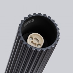 Plafon KARBON 60 czarny SL.1572 Sollux