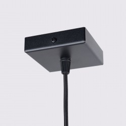 Lampa wisząca KARBON 1 czarny SL.1573 Sollux