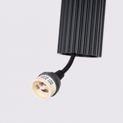 Lampa wisząca KARBON 1 czarny SL.1573 Sollux