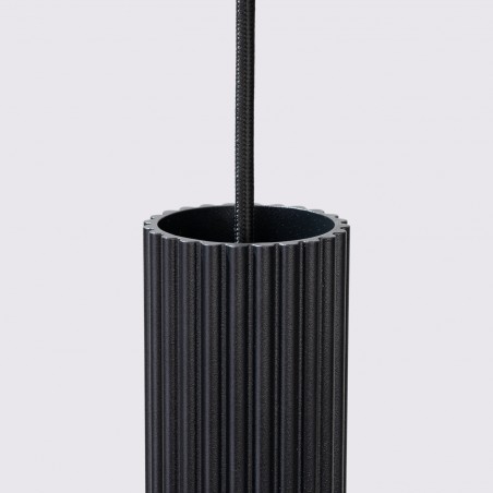 Lampa wisząca KARBON 2 czarny SL.1574 Sollux