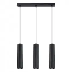 Lampa wisząca KARBON 3L czarny SL.1575 Sollux