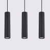 Lampa wisząca KARBON 3L czarny SL.1575 Sollux