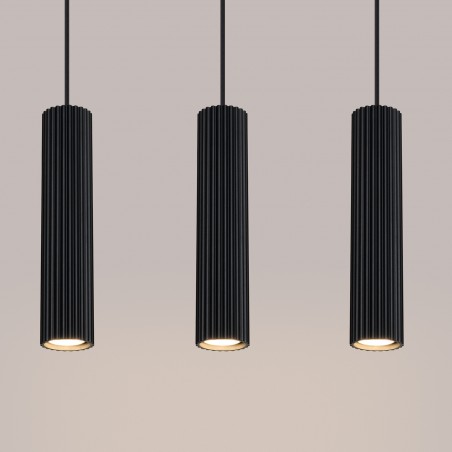 Lampa wisząca KARBON 3L czarny SL.1575 Sollux