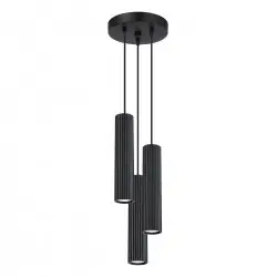 Lampa wisząca KARBON 3P czarny SL.1576 Sollux