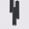 Lampa wisząca KARBON 3P czarny SL.1576 Sollux