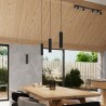 Lampa wisząca KARBON 3P czarny SL.1576 Sollux