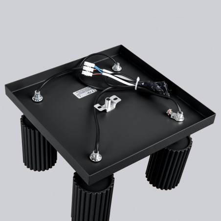 Plafon KARBON 4 czarny SL.1583 Sollux