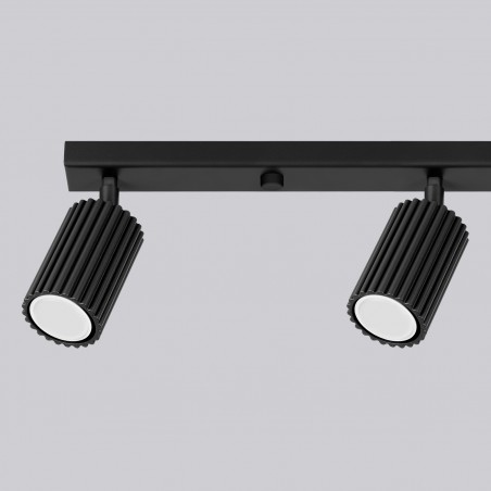 Plafon KARBON 4L czarny SL.1584 Sollux