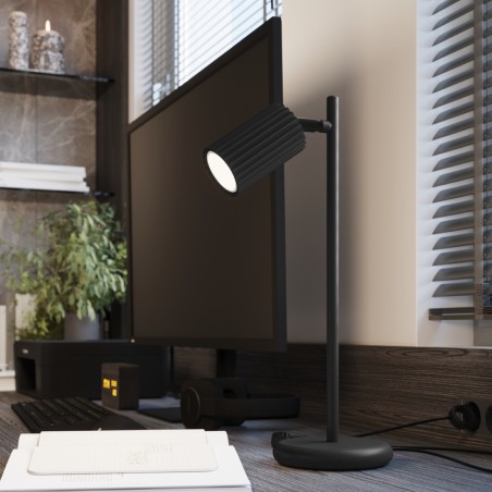 Lampa biurkowa KARBON czarna SL.1586 Sollux