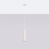 Lampa wisząca KARBON 1 beżowy SL.1592 Sollux