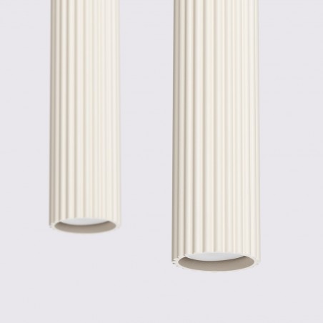 Lampa wisząca KARBON 2 beżowy SL.1593 Sollux