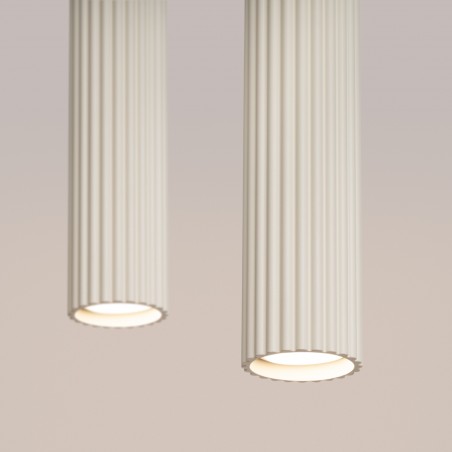 Lampa wisząca KARBON 2 beżowy SL.1593 Sollux