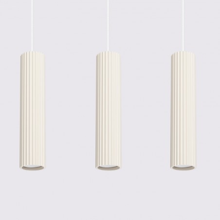Lampa wisząca KARBON 3L beżowy SL.1594 Sollux