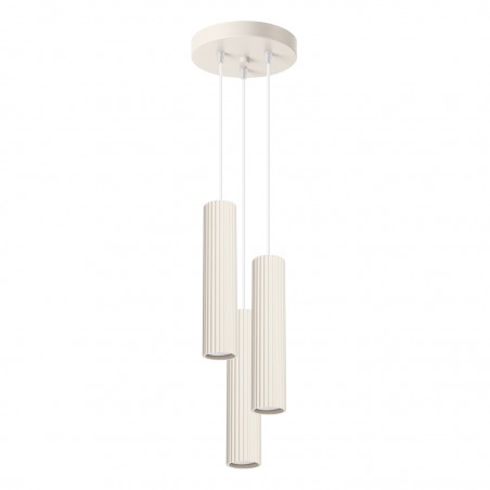 Lampa wisząca KARBON 3P beżowy SL.1595 Sollux
