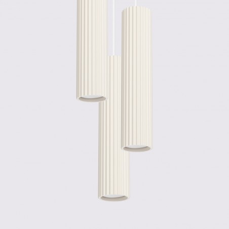 Lampa wisząca KARBON 3P beżowy SL.1595 Sollux