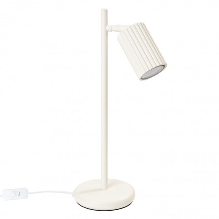 Lampa biurkowa KARBON beżowa SL.1605 Sollux