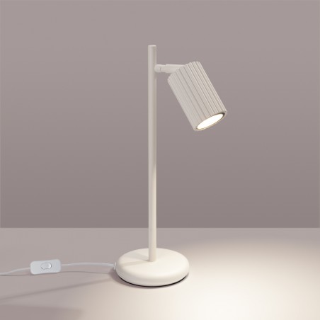 Lampa biurkowa KARBON beżowa SL.1605 Sollux