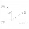 Lampa biurkowa KARBON beżowa SL.1605 Sollux