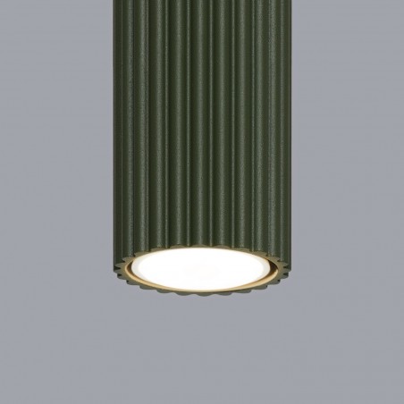 Plafon KARBON 20 zielony oliwkowy SL.1607 Sollux