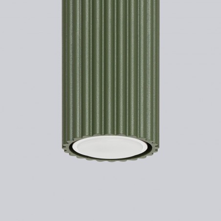 Plafon KARBON 40 zielony oliwkowy SL.1609 Sollux