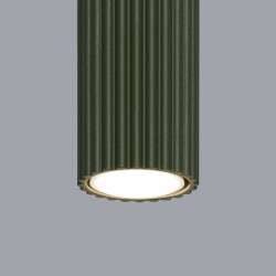 Plafon KARBON 40 zielony oliwkowy SL.1609 Sollux