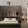 Plafon KARBON 40 zielony oliwkowy SL.1609 Sollux