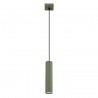 Lampa wisząca KARBON 1 zielony oliwkowy SL.1611 Sollux