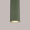Lampa wisząca KARBON 1 zielony oliwkowy SL.1611 Sollux