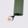 Lampa wisząca KARBON 1 zielony oliwkowy SL.1611 Sollux