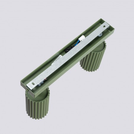 Plafon KARBON 2 zielony oliwkowy SL.1618 Sollux