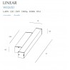 MAXLIGHT W0263 KINKIET LINEAR IP44 WHITE, 18W 4000K ŚCIEMNIALNY