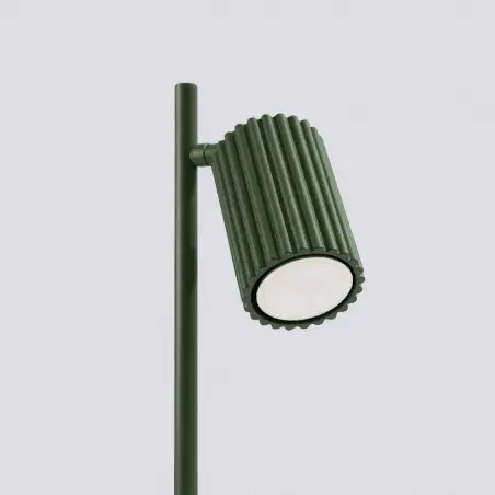 Lampa biurkowa KARBON zielona oliwka SL.1624 Sollux