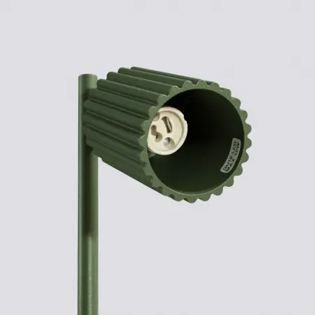Lampa biurkowa KARBON zielona oliwka SL.1624 Sollux