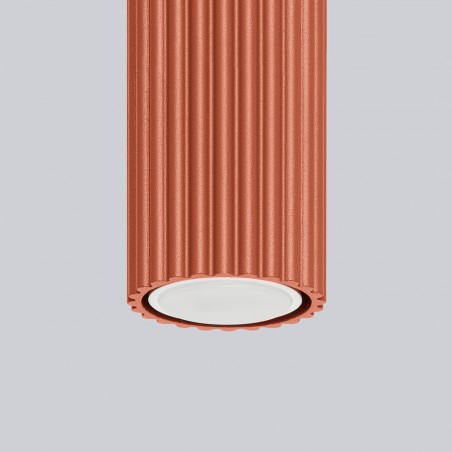 Plafon KARBON 40 ochra czerwona SL.1628 Sollux