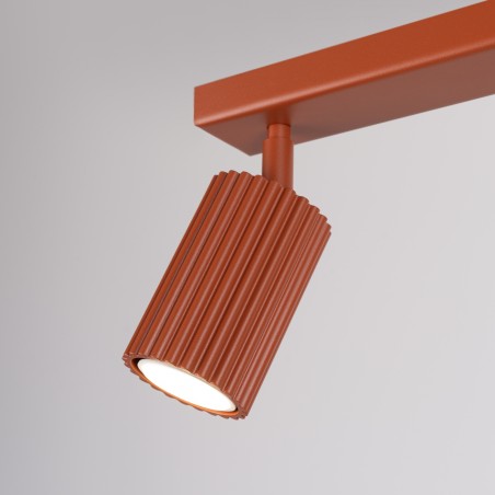 Plafon KARBON 2 ochra czerwona SL.1637 Sollux
