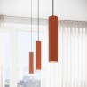 Plafon KARBON 6L ochra czerwona SL.1642 Sollux