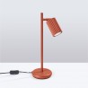 Lampa biurkowa KARBON ochra czerwona SL.1643 Sollux