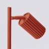 Lampa biurkowa KARBON ochra czerwona SL.1643 Sollux